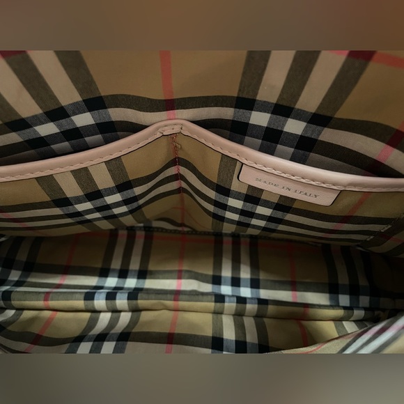 Burberry Perforated Medium Banner Tote Bag - Picture 2 of 5